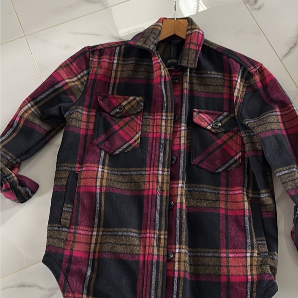 Buffalo David Bitton Plaid Jacket - Red and Black